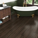 Wallercity Dark Brown Wood Peel and Stick Floor Tiles 6"x36" Vinyl Tiles for Bathroom Kitchen Waterproof Self Adhesive Floor Tile Planks on Clean Slate Wood Vinyl Flooring Stick on Tile Linoleum 32PCS