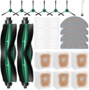 25 Pcs Replacement Parts for iRobot Roomba 104 / Q052/ 105 Vac/ 105 Combo Robot Vacuum, Q0520 105 Accessories Include 2 Main Brushes, 6 Filters, 6 Dust Bags, 6 Side Brushes, 4 Mop Pads, 1 Clean Brush