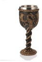 Stainless Steel Medieval Dragon Chalice Goblet, Medieval Skull Dragon Wine Goblet, Dragons Chalice Goblet, Wine Goblet 7 oz for Party Decor Birthday