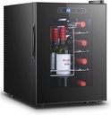 10 Bottle Compressor Wine Cooler Refrigerator Large Wine Cellar 41f-64f Digital Temperature Control Wine Fridge for Red, White, Champagne or g Wine