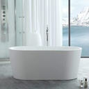 Vintage Tub & Bath Chloe 67 Inch Acrylic Double Ended Freestanding Tub - No Faucet Drillings
