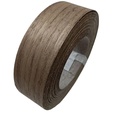Real Black Walnut 1-1/2'' ×26' Wood Veneer Edge Banding Tape,Preglued Iron On Veneer Edging-Plywood Backed with Hot Melt Adhesive-Flexible Wood Veneer Strips for Furniture Cabinet Repair
