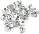 binifiMux M8 4 Pronged Tee Nut T-Nuts w/Zinc Plated,Carbon Steel, Pack of 50