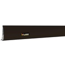 Xcluder 48" Versa-Line Door Sweep, Includes Dark Bronze Cover – Seals Out Animals, Easy to Install, Maximum Adjustability; Under-Door Seal; Chew Proof, (XCL-15101048-BRA)