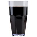 G.E.T. 9932-1-CL Heavy-Duty Shatterproof Faceted Plastic Tumbler, 32 Ounce, Clear (Set of 12)
