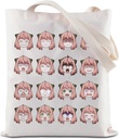 ZJXHPO Japanese Manga Tote Bag Anime Lover Gift Cartoon Lover Reusable Grocery Shopping Bag Anime Manga Shoulder Bag (AY Tote)