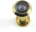 Brass 200 Degree Angle Door Viewer Peephole w Cover 35-55mm