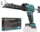 APROTII Electric Caulking Gun Compatible with Makita Battery, Cordless Caulk Gun w/ 4 Adjustable Speeds, LED Light, Drip-Free Adhesive 10OZ Caulk Gun for Filling, Sealing (No Battery) (10 oz)