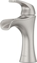 Pfister Jaida Bathroom Sink Faucet, Single Handle, Single Hole or 3-Hole, Spot Defense Brushed Nickel Finish, LF042JDGS