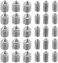 Cabilock Stainless Steel Towel Rack Screws 20 Pcs Set Hex Drive for Bathroom Kitchen Closet Installation Durable and Space-Saving Fast Assembly