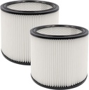 2 Pack Replacement Cartridge Filter Fit for shopvac 90304, 90350, 90333,903-04-00, 9030400,5 Gallon Up Wet/Dry Vacuum Cleaners