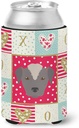 Caroline's Treasures CK5195CC Ecuadorian Hairless Dog Love Can or Bottle Hugger, Red Cooler Washable Drink Sleeve Collapsible Beverage Insulated Holder, Can Hugger, Multicolor