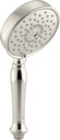 KOHLER 22163-SN Bancroft Multi-Function Handshower, Handheld Showerhead with 3 Spray Settings, 2.5 GPM, Vibrant Polished Nickel
