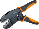 Wirefy Wire Crimping Tool for Heat Shrink 22-10 AWG | Ratcheting Wire Crimper Tool | Terminal Crimp Connectors Pliers | Connectors Crimp for Electrical Robust Terminal Connections