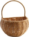 Alipis 1pc Woven Hanging Basket for Kitchen Storage Versatile Container Rustic Decor for Organizing Sundries and Capacity for Neat Spaces