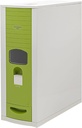 [Sinil] Luxury Rice Dispenser, Sealed Moisture Proof Rice Container Storage, Food Dispenser Kitchen Organization for Rice, Max 21kg Capacity (SIF-700, Green)