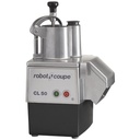 Robot Coupe CL50 NODISC Single-Speed Cutter Mixer Continuous Feed Commercial Food Processor with Side Discharge, 120v (Discs NOT Included)