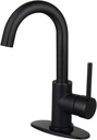 Kingston Brass LS8430DL Concord Bathroom Faucet, Matte Black, 5.88 x 5.13 x 11.19