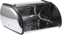 Stainless Steel Bread Box Swing Door Large Storage for Bread Essential Kitchen Accessory