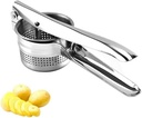 Multifunctional Potato Squeezer Heavy Duty Stainless Steel Potato Ricer Puree Masher Juicer Vegetable Fruit Press Maker Kitchen Tools
