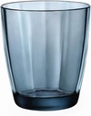 Bormioli Rocco Set of 6 Beakers Pulsar Blue Water 30 Glass Wine Glass Chalice