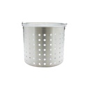 Thunder Group ALSKBK003 Steamer Basket, fits 20 Quart ALSKSP004, Perforated, Lift Pail Handle, Aluminum, Mirror-Finish