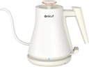 Electric Kettle, Gooseneck Electric Water Kettle for Pour Over Coffee & Tea, 0.8L Quick Heating Small Hot Water Kettle Electric, Stainless Steel, Auto-Off & Boil Dry Protection, Matte White