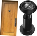 Homoyoyo 220degree Peephole Wide Angle Door Viewer Cat Eye Privacy Cover Door Viewer Front Peephole Digital