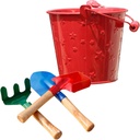 BESPORTBLE 1set Portable Gardening Tool Boy Girl Includes Handy Shovel Rake and Trowel Lightweight and Garden Tools Random Colors for Outdoor Flowering and Planting Activities