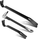 Lytool 3-Piece Pry Bar Set - 10" Cats Paw Nail Puller, 9" & 15" Flat Bars, High-Carbon Steel for Home Remodeling, Woodworking, DIY