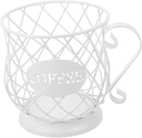 Metal Coffee Pod Basket Holder for Kitchen Counter Storage Wire Cup Organizer for Coffee Capsules Gift for Home and Office