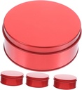 4Pcs Cookie Tins with Lids Candy Boxes Party Cookie Storage Containers Boxes Multi Purpose Storage for Sweets and Treats