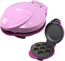 Brentwood Mini Cupcake Maker Machine Non-Stick, Pink (TS-252)
