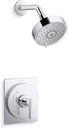 Kohler KTS35916-4Y-CP Castia by Studio McGee Shower Only Trim Package with 2.5 GPM Multi Function Shower Head with MasterClean Sprayface Polished Chrome