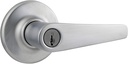Kwikset 462DL-26DV2 Delta Lever Vestibule Lock with New Chassis and 6AL Latch and RCS Strike Satin Chrome Finish