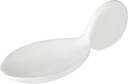 Restaurantware-4 Inch Porcelain Tasting Spoons, 10 Fish Shape Porcelain Spoons - Microwave-Safe, Oven-Safe, White Tasting Spoon, Chip-Resistant, For Tastings Or Individual Portions