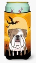 Caroline's Treasures BB1777TBC Halloween English Bulldog Tall Boy Hugger Can Cooler Sleeve Hugger Machine Washable Drink Sleeve Hugger Collapsible Insulator Beverage Insulated Holder