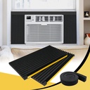 Window Air Conditioner Foam Insulated Panels, 17" H x 9" W x 7/8" T Window AC Side Panel Kit with Air Conditioner Foam Insulating Strip,3.2 Ft x 1 Roll