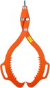 28 Inch 2 Serrated Claw Hook Log Lifting Tongs, Heavy Duty Loglifting Tongs, Grapple Timber Claw for Handling, Dragging & Carrying Tool