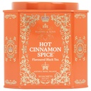 Harney & Sons Hot Cinnamon Spice Tea Tin - Black Tea with Orange & Sweet Clove - 2.67 Ounces, 30 Sachets