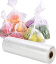 RyhamPaper 12" x 20" Food Storage Bags Plastic Produce Bag, Grocery Clear Bag for Fruits, Vegetable, Bread, Plastic Bags, Food Storage Clear Bags, 350 Bags (1 Roll)
