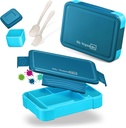 My Vesperbox – Lite - Bento Box Kinder - Lunchbox - extrem robust – Brotdose – Brotbox ideal für Kindergarten und Schule (Blau)