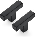 Ravinte 30 Pack 2 inch Length Square Cabinet Pulls Matte Black Stainless Steel Kitchen Drawer Pulls Cupboard Handles Cabinet Handles