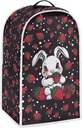 doginthehole Cute Rabbit Blender Dust Covers Strawberry Print Appliance Protector Cover Mixer Blender Cover Anti Fingerprint Keep Clean for Household Kitchen Decor