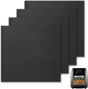 4 Packs Oven Liners for Bottom of Oven, 9.4"x8.7" Reusable Non-Stick Heat Resistant Baking Mat Teflon Sheets for Chefman 10QT Multifunctional Digital Air Fryer