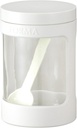 アスベル Asvel 1131 Glass Condiment Pot, Forma, White