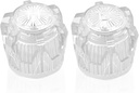 RV Shower Knobs with Hot and Cold Water Control for RV Bathtubs,Compatible with Phoenix Mobile Home Sink Tub Shower,Clear Acrylic Shower Faucet Handles Parts,2-Pack