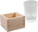 Japanese Sake Cups Mermaid Wine Glass Rice Wine Cup for Her Sake Serving Wooden Box