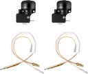 Thermocouple & Tilt Switch for Patio Heater, Thermocouple and Dump Switch Repair Kit for Propane, Glass Tube, Gas Patio Heater, Thermocouple Replacement for Tower Heater, 2 Pack