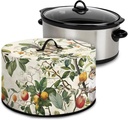 Leaves Slow Cooker Cover Dust Proof Crock for Pot Cover for 6 7 8 Quart Slow Cooker Smalll Appliance Cover Kitchen Accessories